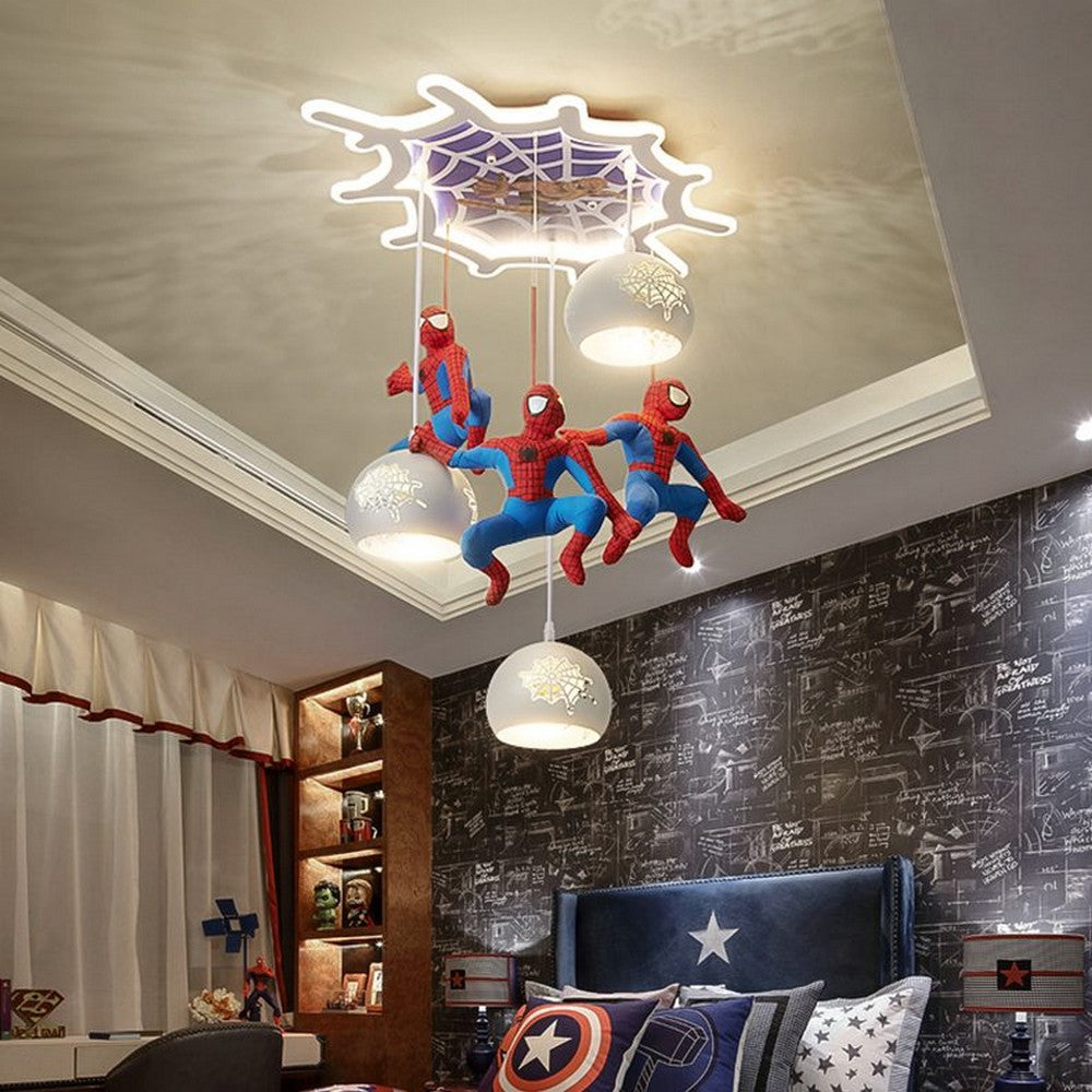 Spiderman Kids Chandelier