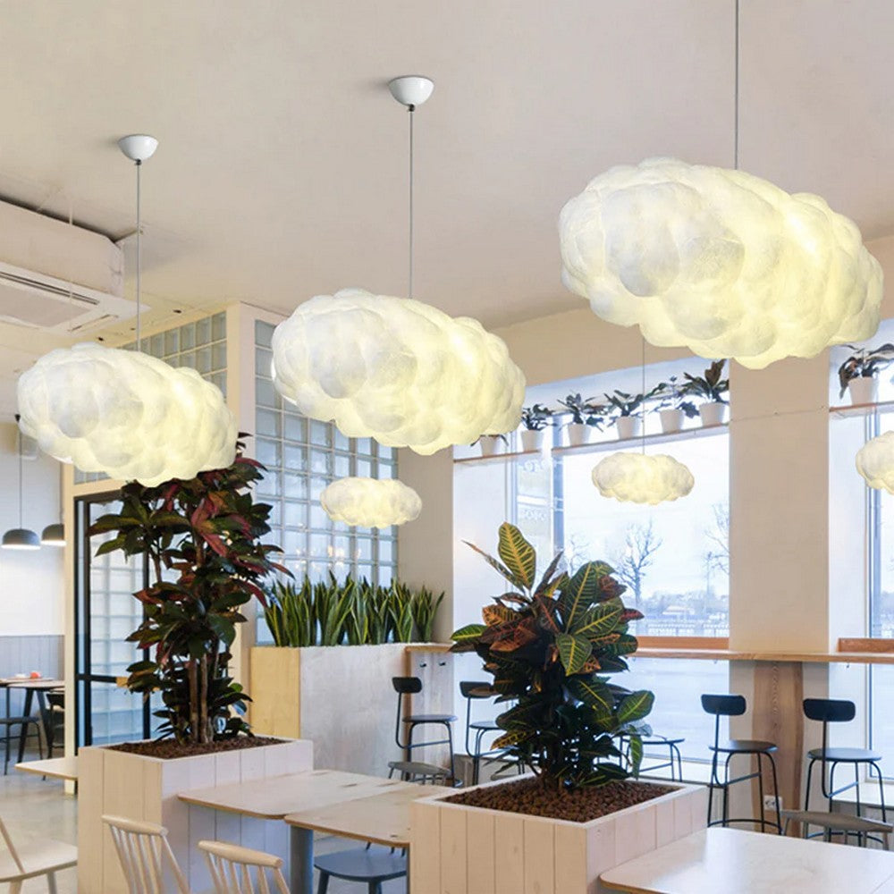 Cotton White Cloud Pendant
