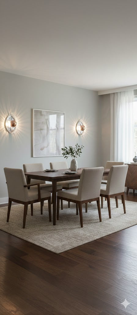 Reflective Leaf Sculptural Wall Sconce